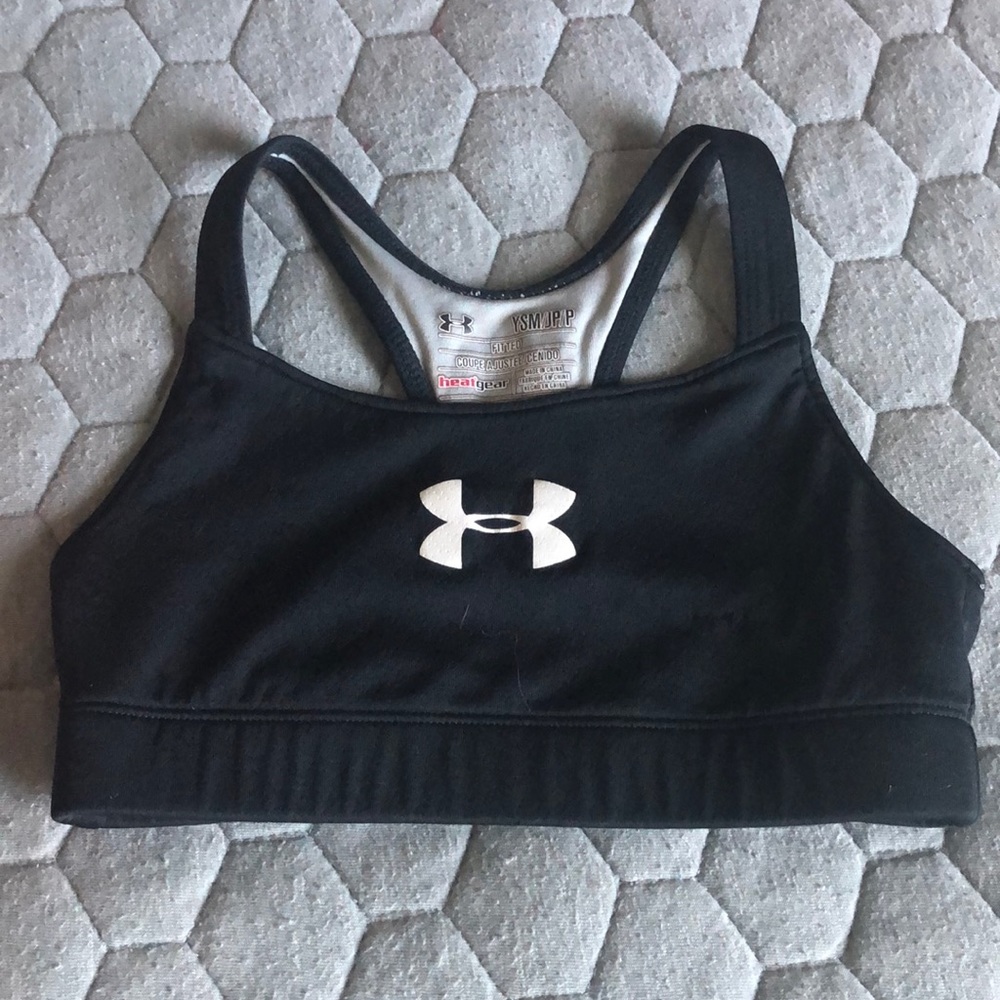 Black Under Armour sports bra